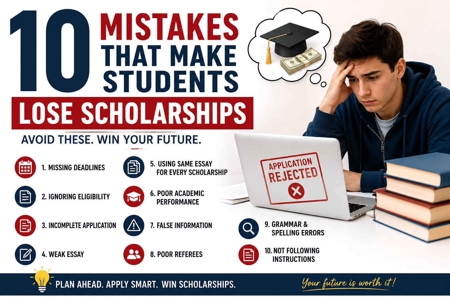 10 Mistakes That Make Students Lose Scholarships in 2026