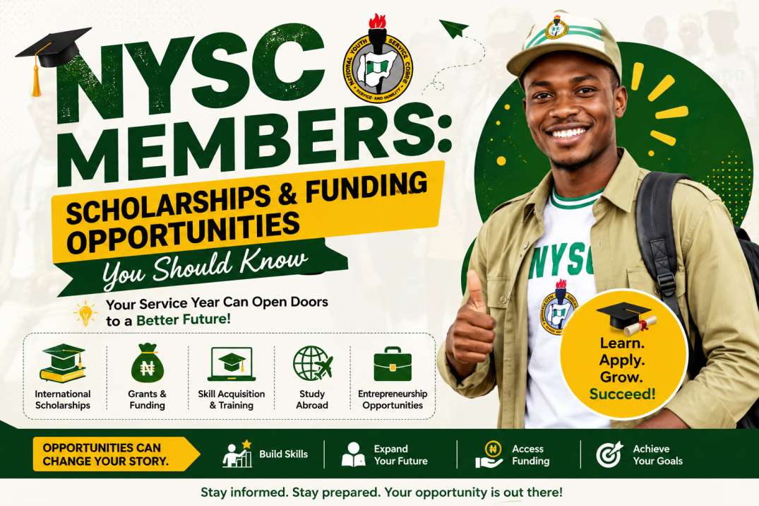 NYSC Members: Scholarships and Funding Opportunities You Should Know in 2026